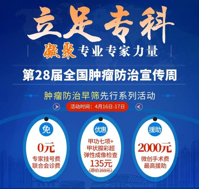 第28届肿瘤防治宣传周昆明中研医院启动仪式预告!