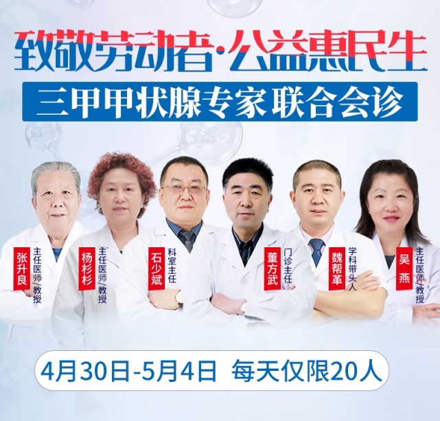 【致敬劳动者·公益惠民生】昆明中研甲状腺医院联合正规甲状腺医生会诊活动开始啦!