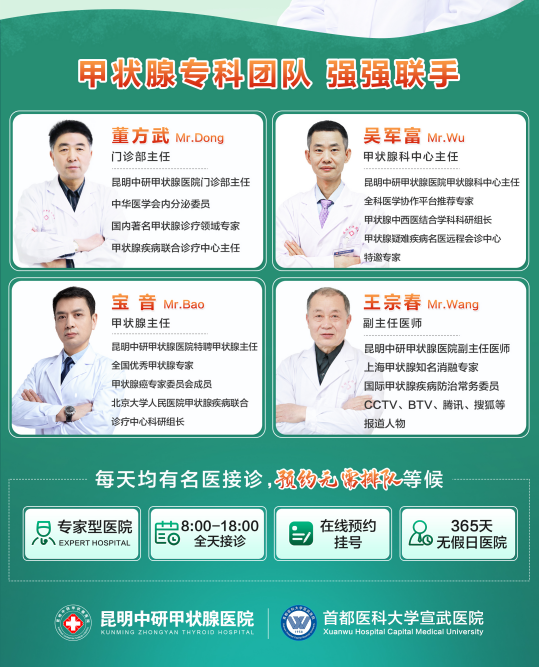 甲状腺疾病联合会诊专场，北京正规名医领衔守护甲状腺！