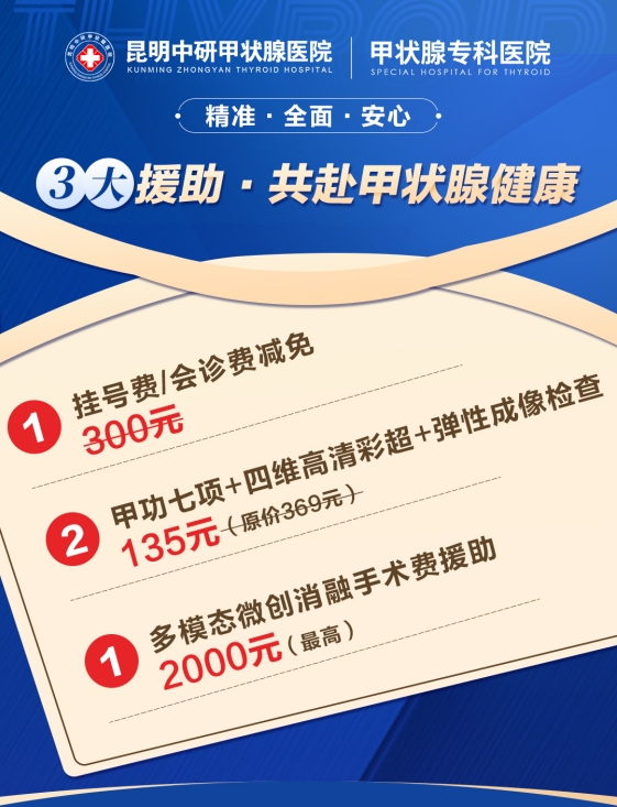 北京301医院甲状腺医生刘福平教授来云南联合会诊，赶快抢号！