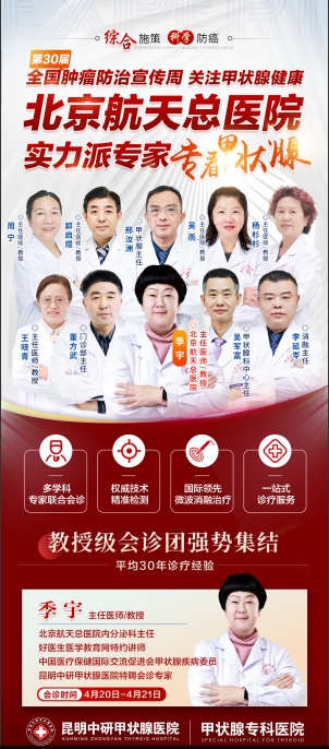 通知：4月20日-21日名医医生+费用援助，助力甲状腺疾病早期康复！