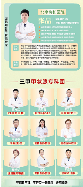 6月8日-9日,北京协和医院博士0元会诊,不开刀,微创保住腺体!