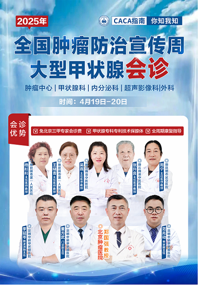 重要通知！4月19-20日北京甲状腺名医联合会诊专场，请提前抢号预约！