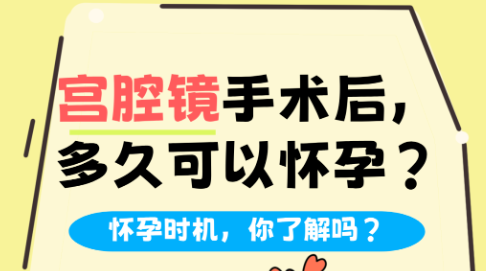 宮腔鏡后幾個(gè)月是易孕